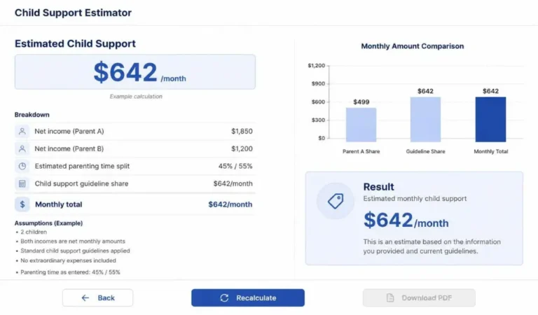 How to Estimate Your Child Support Payments